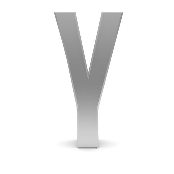 istock Y letter Y capital letter silver font 3d rendering illustration sign characters text graphic cut out on white background 1180603055
