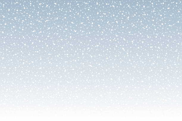 schneefallvektor hintergrund - schneien stock-grafiken, -clipart, -cartoons und -symbole