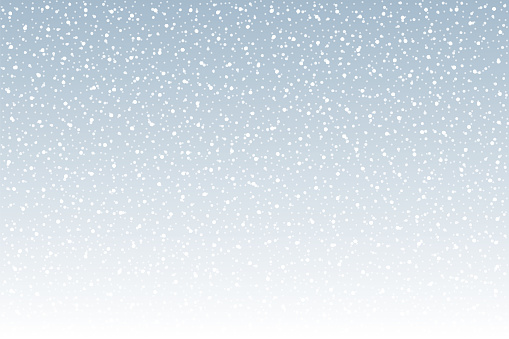 Snowfall - Tranquil scene vector background