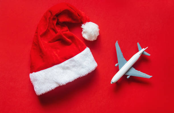 istock Christmas background in red. Travel. Selective focus. 1180609999