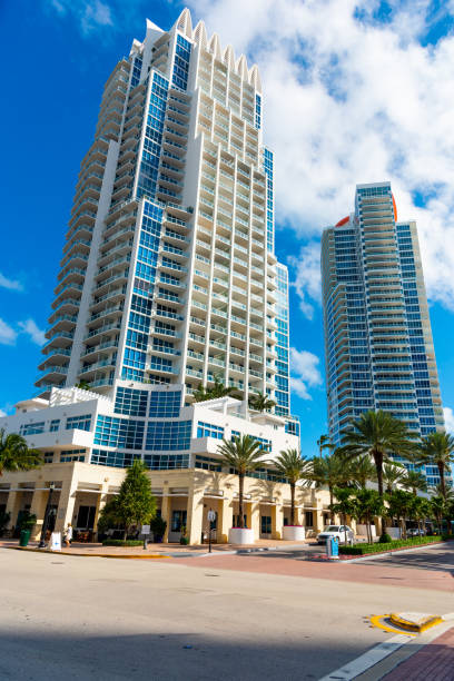 istock Skyscrapers in beautiful Miami Beach 1180611854