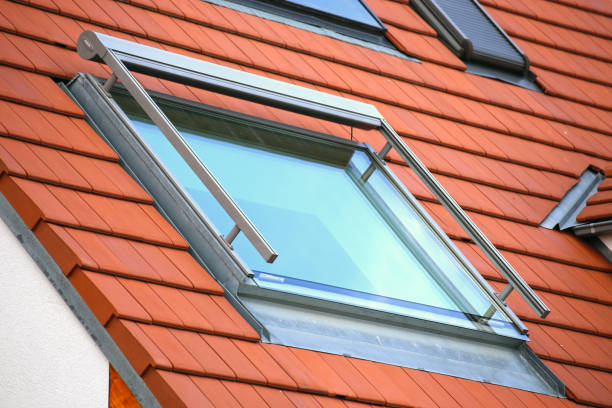 istock New tiled roof with skylight 1180614316