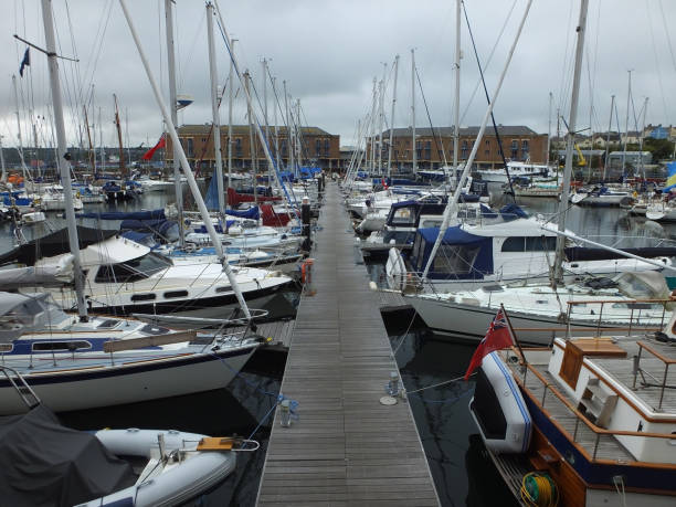 The Docks at Milford Haven, Pembrokeshire, Wales, UK The Docks at Milford Haven, Pembrokeshire, Wales, UK milford haven stock pictures, royalty-free photos & images