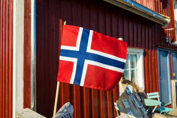 istock National flag of Norway 1180619151