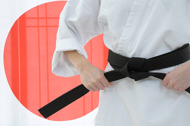 istock Tightening the black belt 118062161