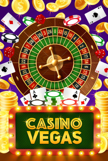 poker kasynowy, vegas koło fortuny jackpot - gambling chip gambling vector casino stock illustrations