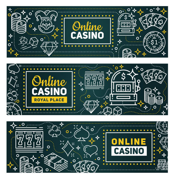 kasyno online królewskie koło pokera fortuny jackpot - gambling chip green stack gambling stock illustrations