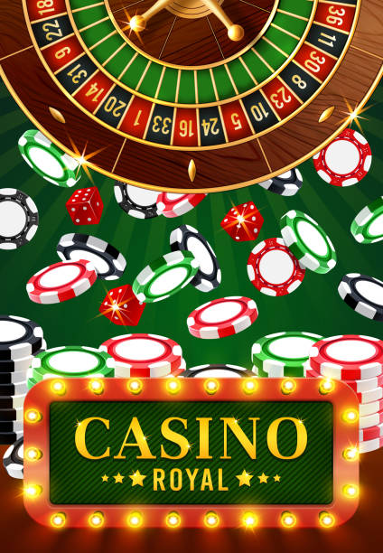 royal casino pokerrad des glücks glücksspiel chips - cards poker gambling chip dice stock-grafiken, -clipart, -cartoons und -symbole