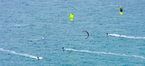 istock Kitesurf, extreme aquatic sport 1180632479