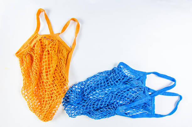 istock Bags of a woven bag free plastic 1180632598