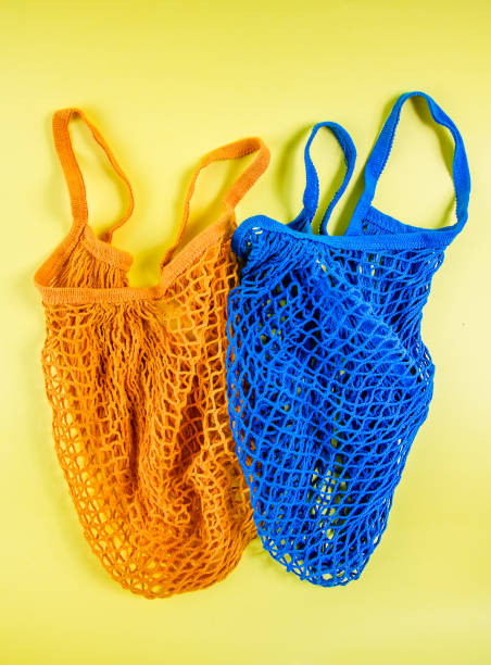 istock Bags of a woven bag free plastic 1180632664