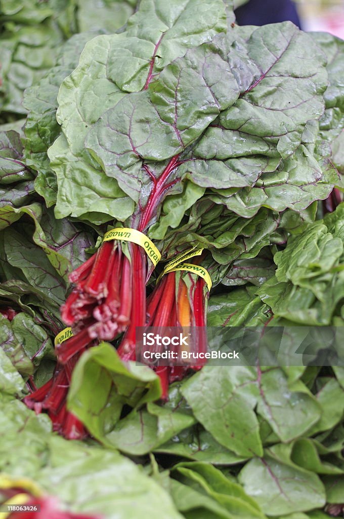 Schweizer Mangold - Lizenzfrei Bauernmarkt Stock-Foto