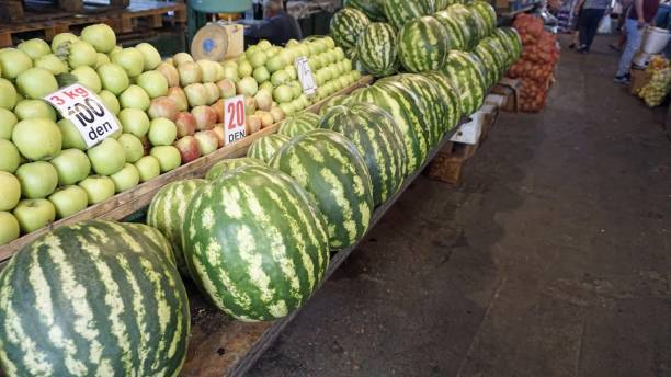 świeża żywność z rynku skopje - agrigulture zdjęcia i obrazy z banku zdjęć