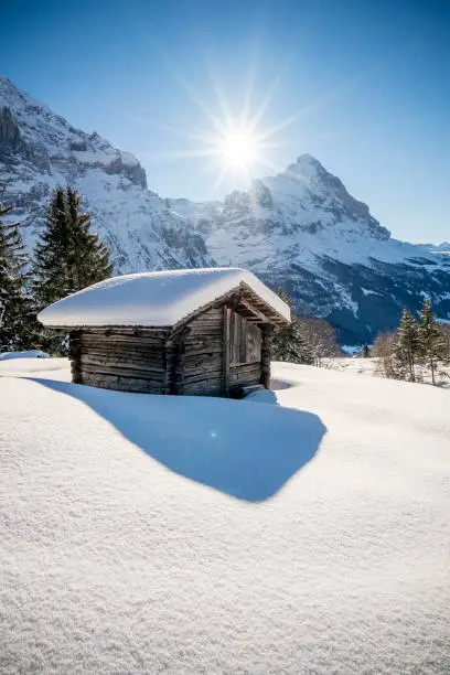Winter atmosphere in Grindelwald