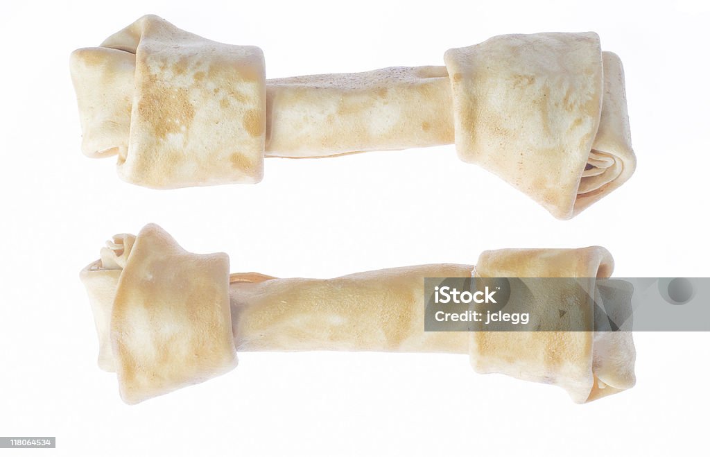 Zwei geknoteten rawhide bones - Lizenzfrei Beige Stock-Foto