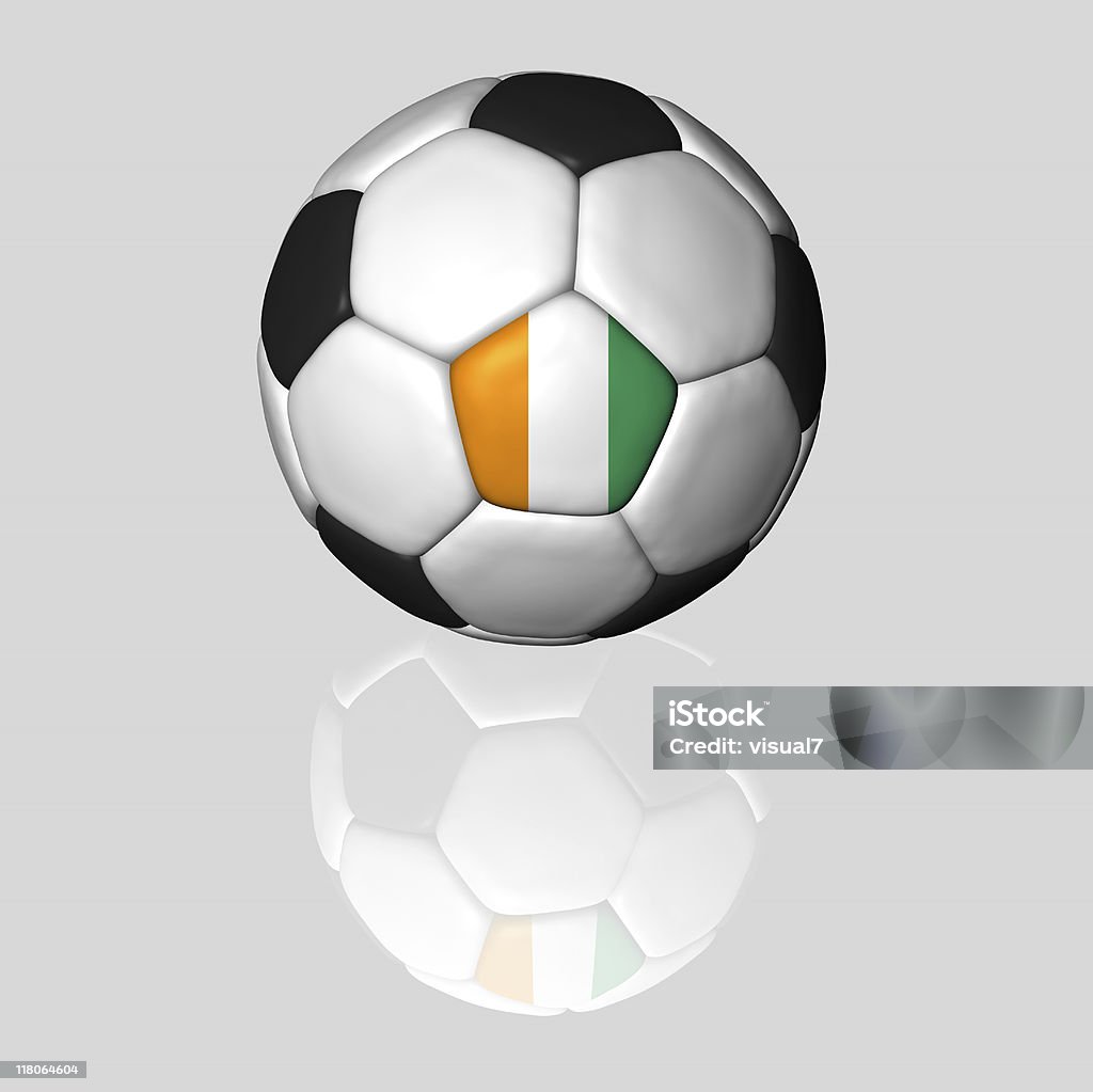 Pallone di calcio Costa d'Avorio - Foto stock royalty-free di 2010