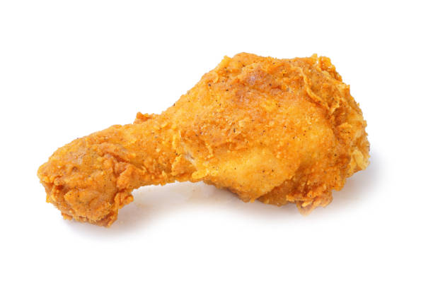 istock Isolated photo of breaded fried chicken leg 1180646707