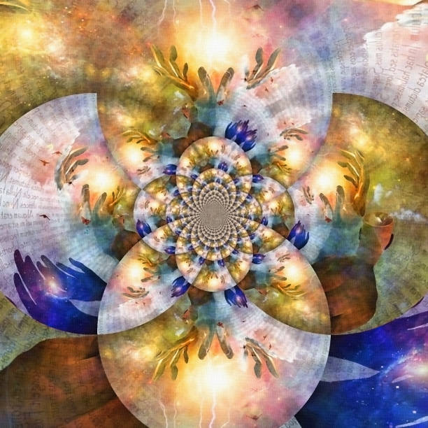 istock Spiritual fractal 1180653726