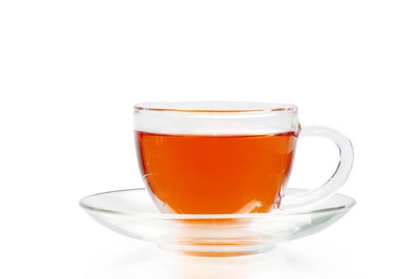 istock Cup of tea isolated on white 1180655520