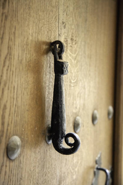istock Wooden door lock 1180658135