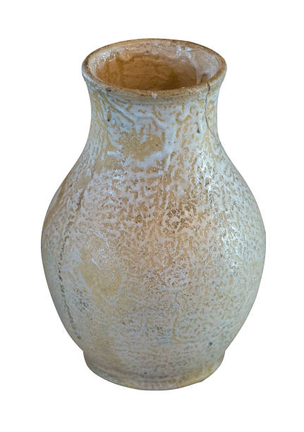 istock clay jug isolated on a white background. vintage jug front view. 1180661279