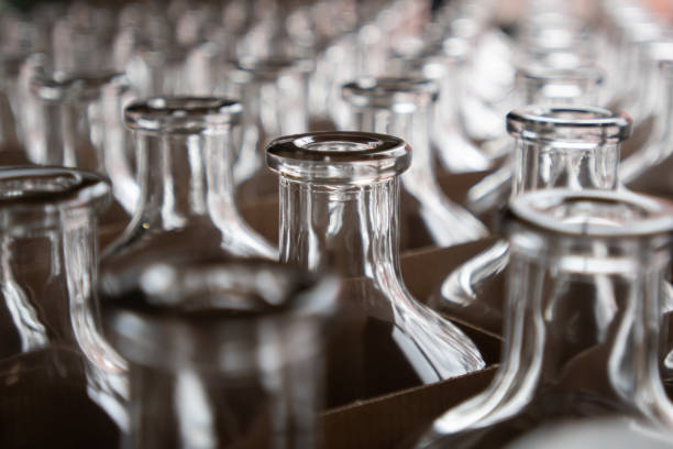 istock Empty Glass Jars Waiting to be Filled with Bourbon 1180665159