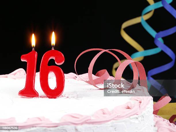 16th Anniversary Stock Photo - Download Image Now - 16-17 Years, Anniversary, Birthday