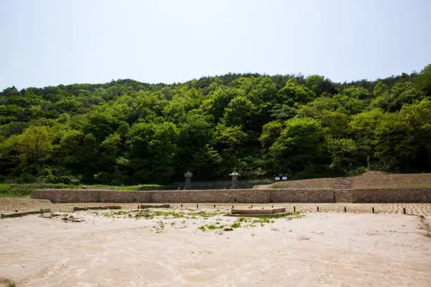 Bowonsa Temple Site in Seosan-si, South Korea. Where there was a temple long ago.