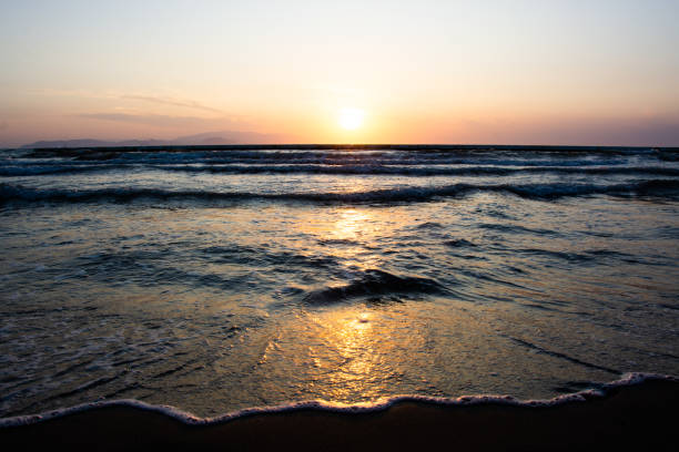 istock Beautiful cloudscape over the sea, sunset shot 1180676543