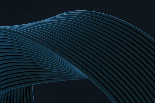 istock The virtual image of Mobius ring geometric figure, 3d rendering. 1180677417