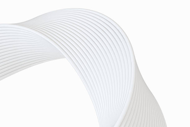 istock The virtual image of Mobius ring geometric figure, 3d rendering. 1180677453
