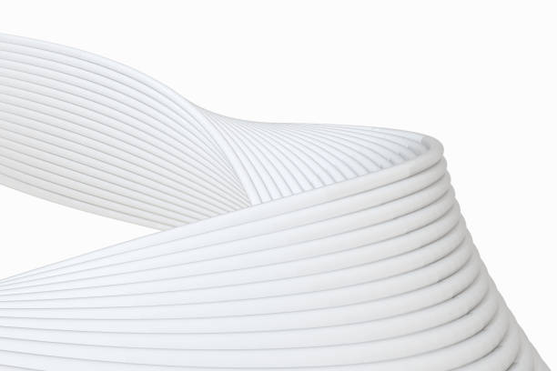 istock The virtual image of Mobius ring geometric figure, 3d rendering. 1180677455