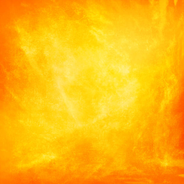 fundo alaranjado abstrato da textura de grunge com centro brilhante - orange wall textured paint - fotografias e filmes do acervo