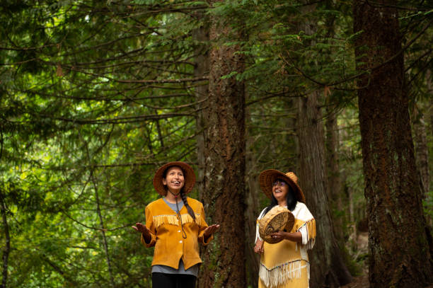 istock First Nations Women in Traditional Clothing 1180684239