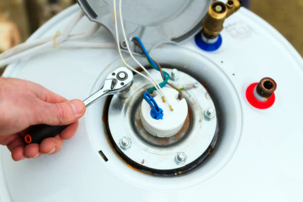 istock water heater repair 1180687677