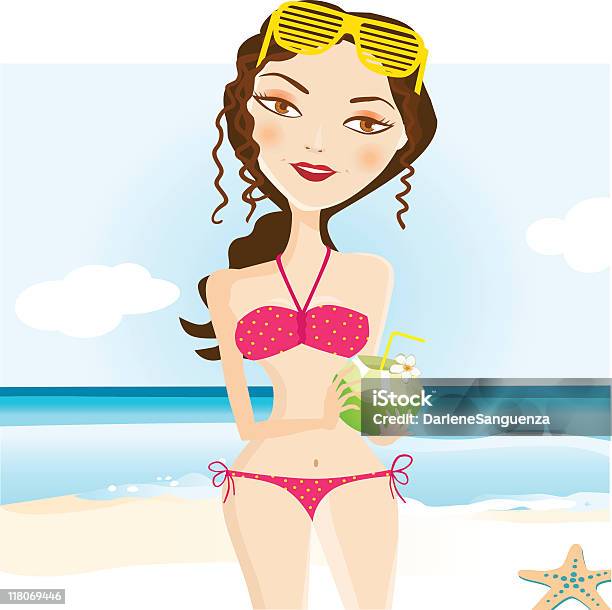 Dété Splash Vecteurs libres de droits et plus d'images vectorielles de Adulte - Adulte, Bikini, Bodysuit