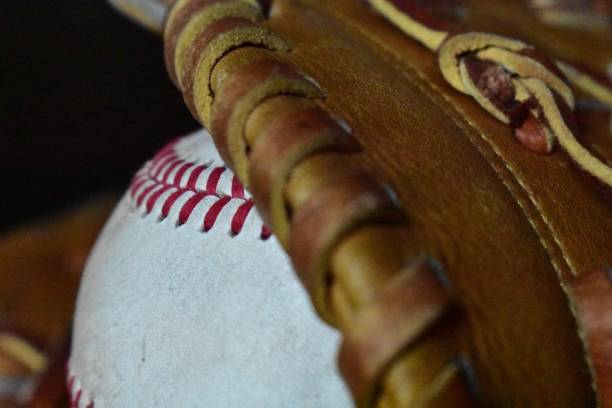 istock Baseball in Baseball Glove 1180706008
