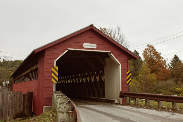 Hunsecker's Mill Covered Bridge in Lancaster County, Pennsylvania