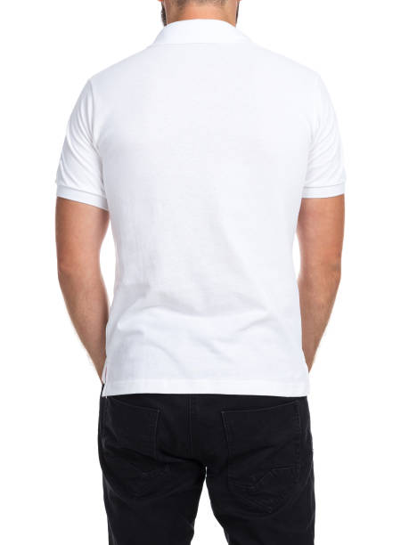 istock blank color t-shirt on man (back side) isolated on white background 1180721026