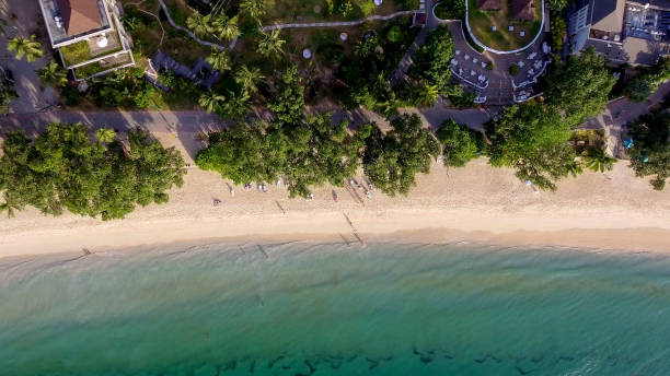 istock Seychelles Islands, Mahe' aerial view on a sunny day 1180722976