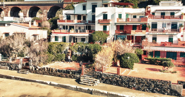 istock Panoramic view of Castiglioncello as seen from a drone, Italy 1180723280