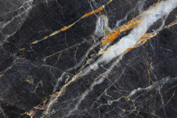 istock Abstract marble texture. Patterned natural of dark gray marble pattern (Gold Russia) for design. 1180723334