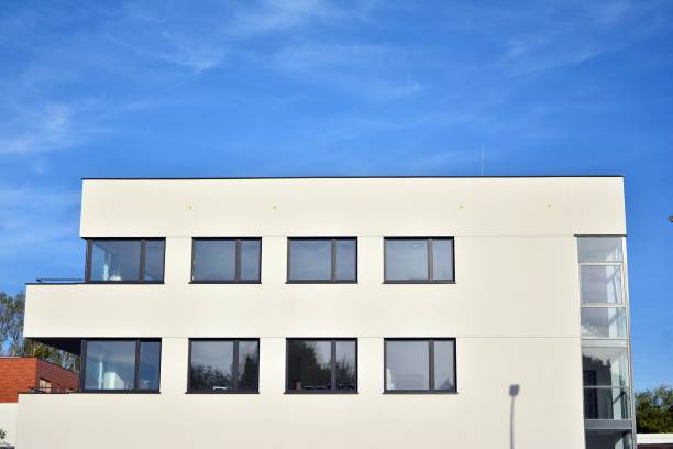 istock The windows of a modern building for offices. 1180725511