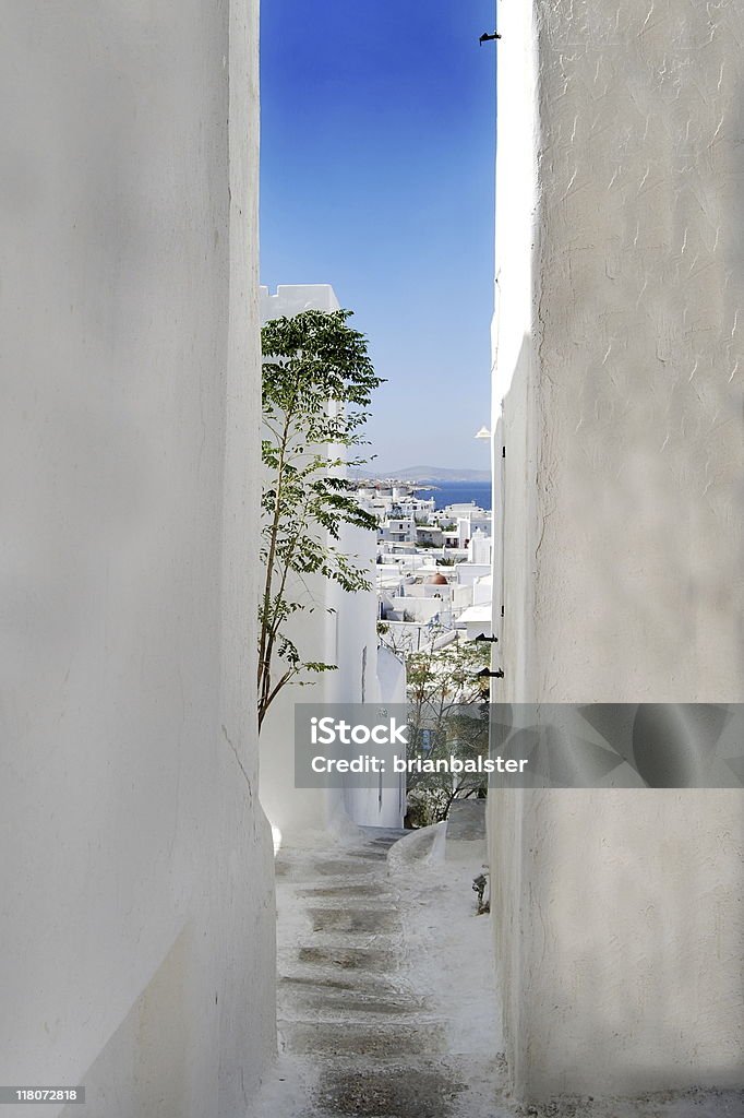 Île-paradisiaque grecque Mykonos - Photo de Admirer le paysage libre de droits
