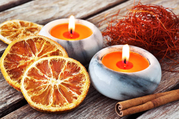Autumn home decoration with cinnemon