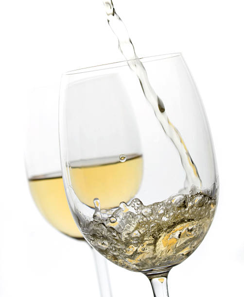 istock Two glasses of white wine 118073393
