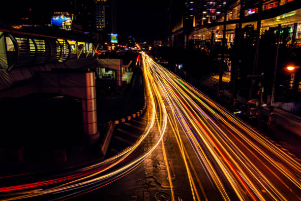 City in the night time