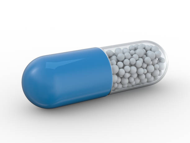 istock Many colorful pills isolated on white. 3D 1180753629