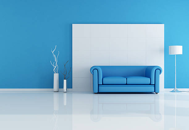 istock white and blue living room 118075410
