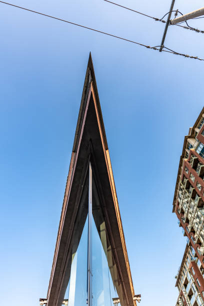 istock Pointed edge of a modern building 1180757936